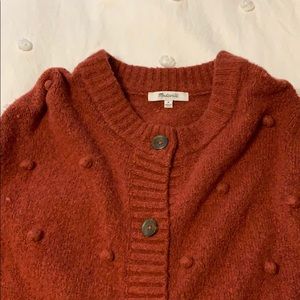 Madewell Bobble Sweater Cardigan